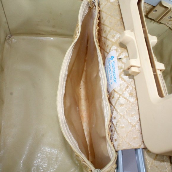 Vintage Samsonite Silhouette II Burgundy Red Train Clam Case No keys - Picture 5 of 15